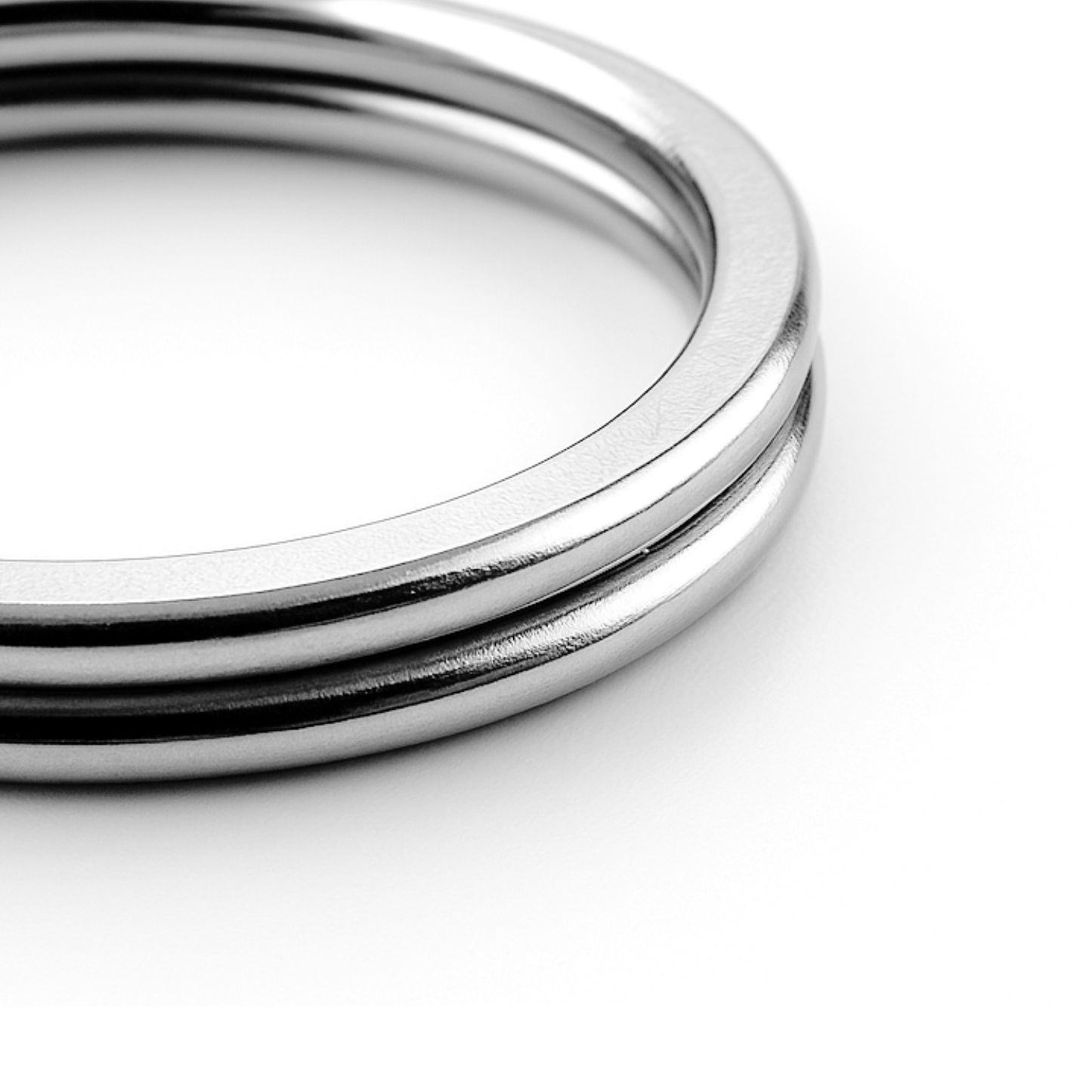 metal key rings – mixed set of 25mm and 30mm sizes